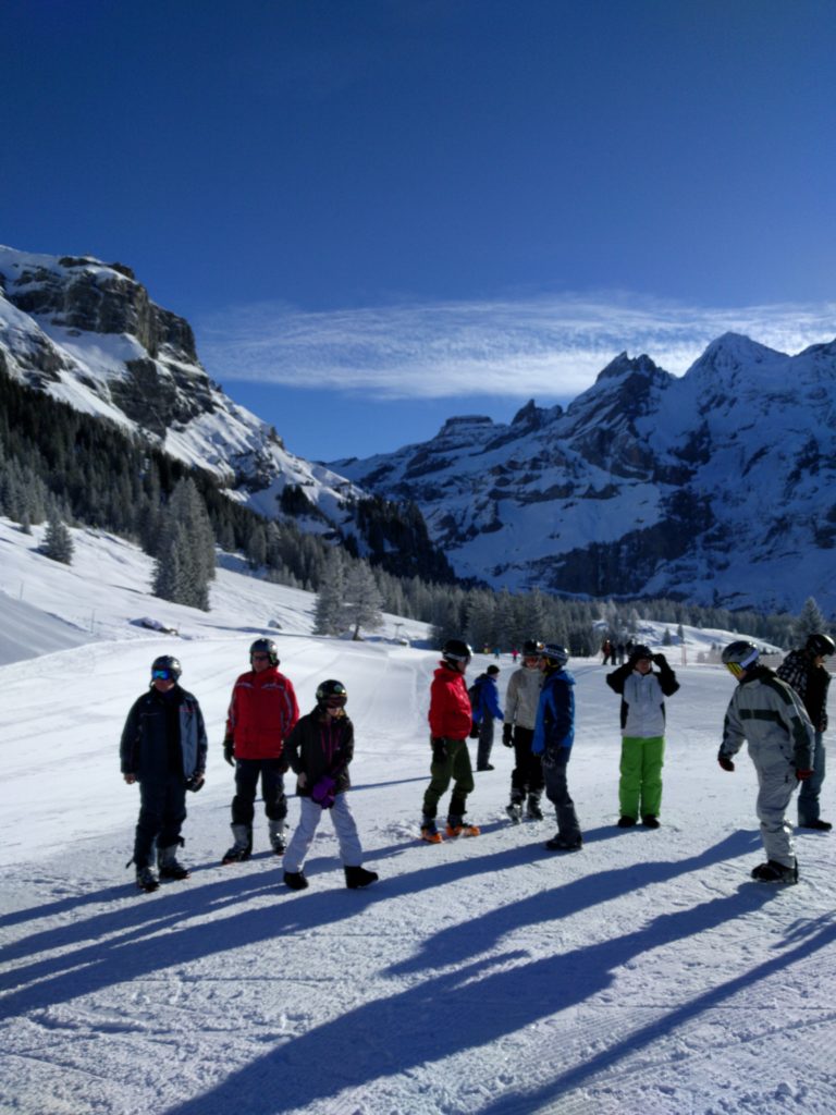 Group in Snow