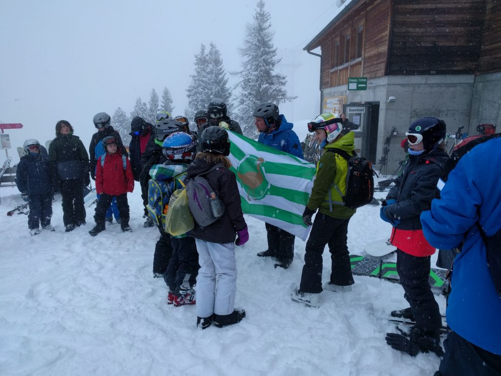 Investiture on the mountain